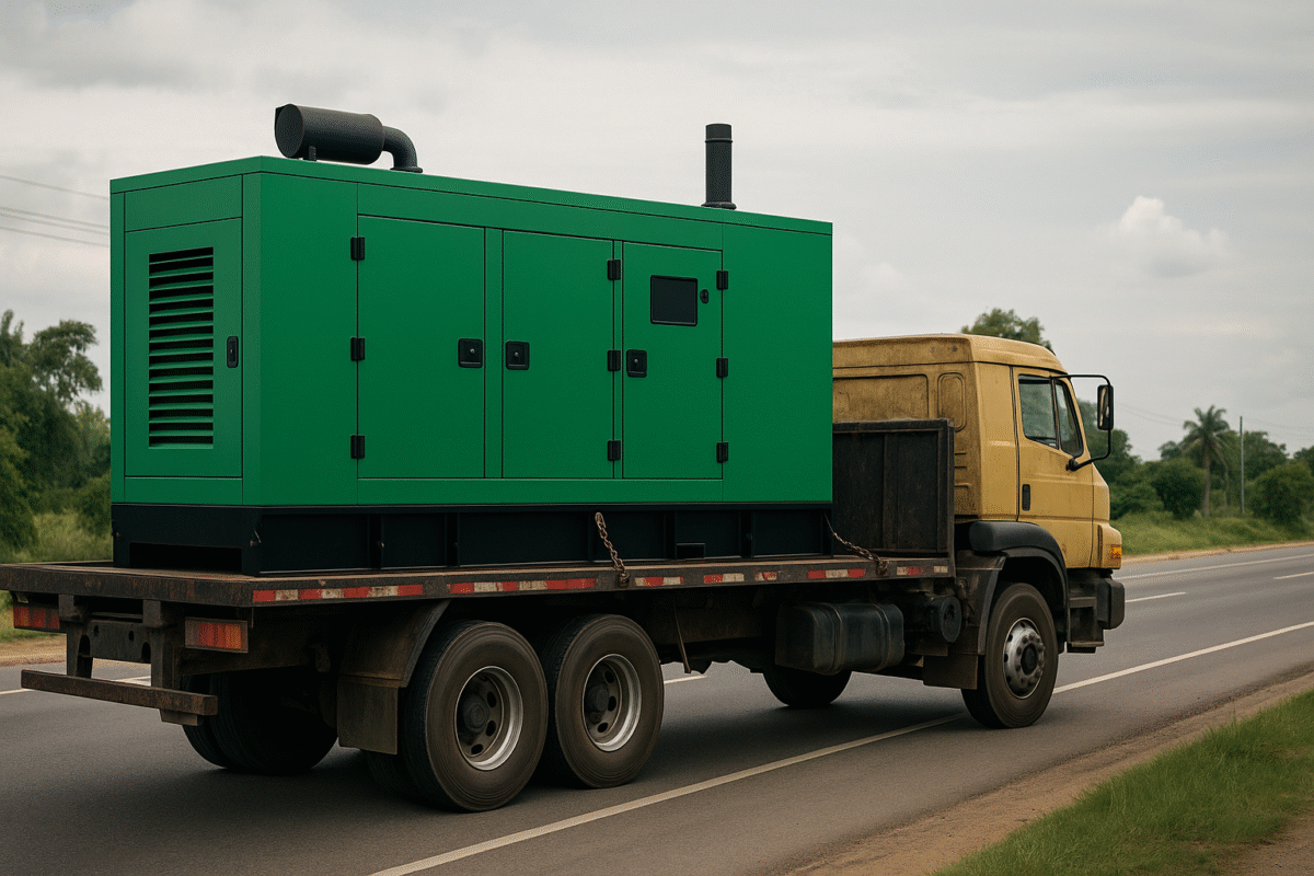 jasa pengiriman genset industri 1MW