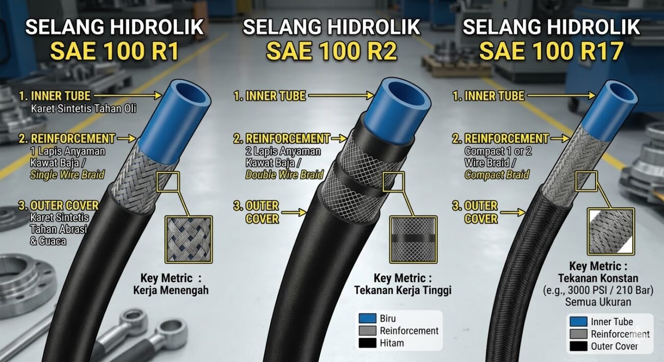 Selang Hidrolik R1 R2 R17