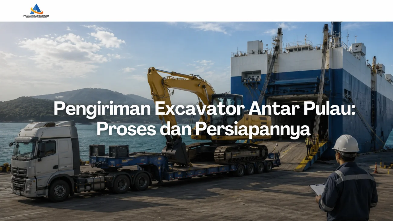 Pengiriman Excavator Antar Pulau: Proses dan Persiapannya