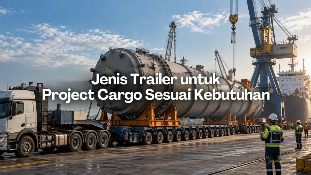 jenis trailer untuk project cargo