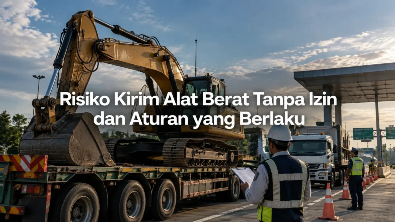 risiko pengiriman alat berat tanpa izin