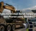 risiko pengiriman alat berat tanpa izin